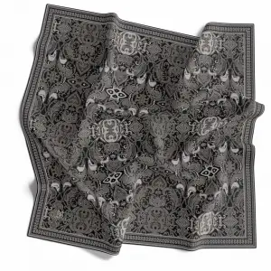 Mono Scarfs El Dikişli Dijital Soft Eşarp-soft12-05