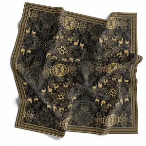 Mono Scarfs El Dikişli Dijital Soft Eşarp-soft12-09