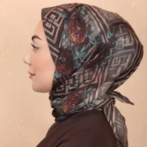 Locella El Dikişli Dijital Soft Eşarp-soft16-06