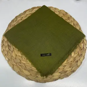 Soft İpek Düz Flamlı Keten Eşarp (FE424-16)