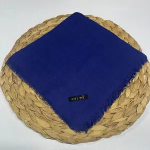 Soft İpek Düz Flamlı Keten Eşarp (FE424-04)