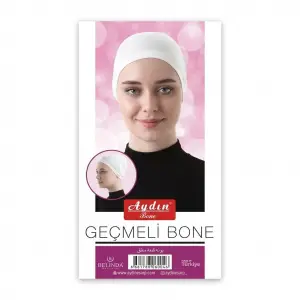 Aydın Penye Geçmeli Beyaz Bone (PB06-01)