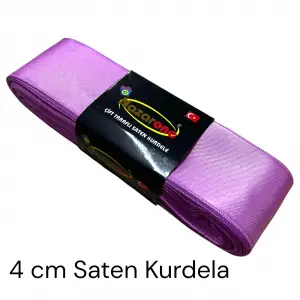 4 cm Menekşe Saten Kurdele (10 mt.) - (SK-04-05)