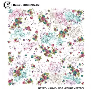 Cenk 100 cm Desenli Oyalık Yazma (Cnk-695-02)