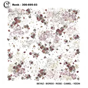 Cenk 100 cm Desenli Oyalık Yazma (Cnk-695-03)