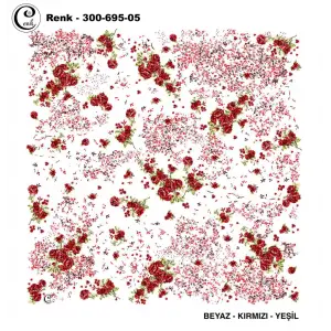 Cenk 100 cm Desenli Oyalık Yazma (Cnk-695-05)