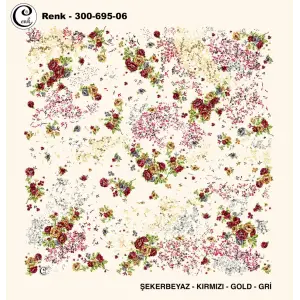 Cenk 100 cm Desenli Oyalık Yazma (Cnk-695-06)