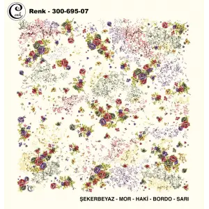 Cenk 100 cm Desenli Oyalık Yazma (Cnk-695-07)