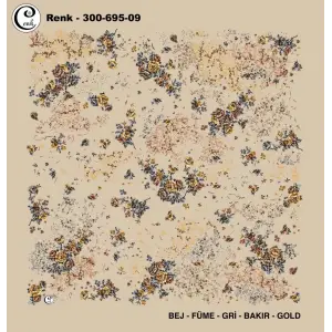 Cenk 100 cm Desenli Oyalık Yazma (Cnk-695-09)