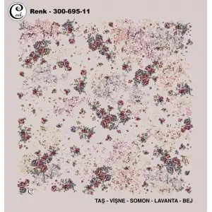 Cenk 100 cm Desenli Oyalık Yazma (Cnk-695-11)