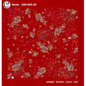 Cenk 100 cm Desenli Oyalık Yazma (Cnk-695-22)