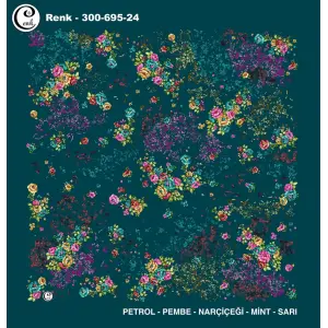 Cenk 100 cm Desenli Oyalık Yazma (Cnk-695-24)