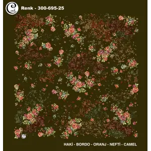 Cenk 100 cm Desenli Oyalık Yazma (Cnk-695-25)