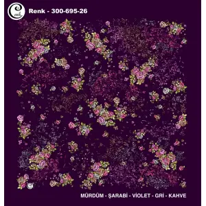 Cenk 100 cm Desenli Oyalık Yazma (Cnk-695-26)