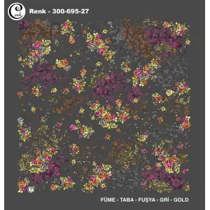 Cenk 100 cm Desenli Oyalık Yazma (Cnk-695-27)