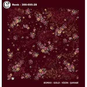 Cenk 100 cm Desenli Oyalık Yazma (Cnk-695-28)