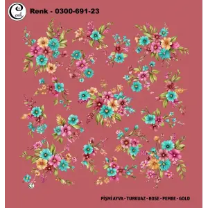 Cenk 100 cm Desenli Oyalık Yazma (Cnk-691-23)