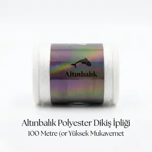 Altınbalık 1 adet Dikiş İpi Beyaz-(altınbalık01)