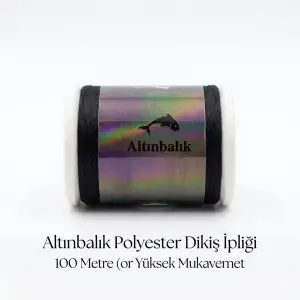 Altınbalık 1 adet Dikiş İpi Siyah-(altınbalık02)