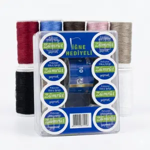 Zümrüt Kare Dikiş İpliği Seti-(DS01-07)