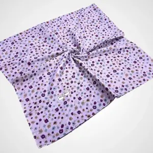 Huzurlu İpek Desenli Dikişli Yazma - (hd02-17)