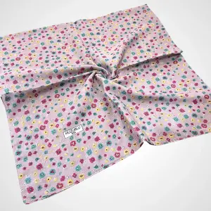 Huzurlu İpek Desenli Dikişli Yazma - (hd02-20)