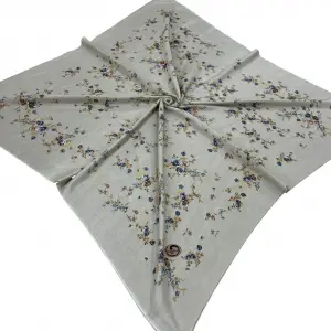 Huzurlu İpek Polyester Oyalık Yazma 100 cm - (PY01-19)