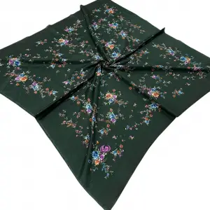 Huzurlu İpek Polyester Oyalık Yazma 100 cm - (PY01-21)