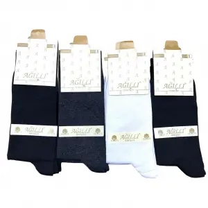 Ağıllı Erkek Dikişsiz Soket Çorap 12 Adet-(EÇ02-13)