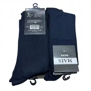 İhracat Fazlası Toptan Erkek Çorap 12’li Lacivert Paket -(IH01-03)