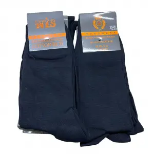 İhracat Fazlası Toptan Erkek Çorap 12’li Siyah Paket -(IH01-16)