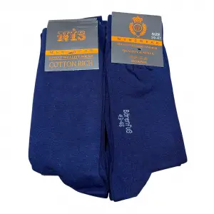 İhracat Fazlası Toptan Erkek Çorap 12’li Lacivert Paket -(IH01-18)