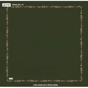 Reyyan İpek 100 cm Desenli Oyalık Yazma (ryyn-449-33)