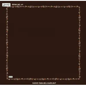 Reyyan İpek 100 cm Desenli Oyalık Yazma (ryyn-449-34)