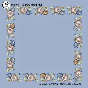 Cenk 100cm Ortası Boş Oyalık Yazma (Cnk-601-13)