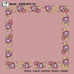 Cenk 100cm Ortası Boş Oyalık Yazma (Cnk-601-14)