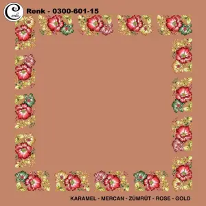 Cenk 100cm Ortası Boş Oyalık Yazma (Cnk-601-15)