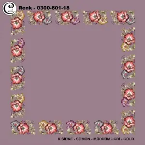 Cenk 100cm Ortası Boş Oyalık Yazma (Cnk-601-18)