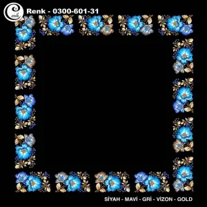 Cenk 100cm Ortası Boş Oyalık Yazma (Cnk-601-31)