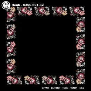 Cenk 100cm Ortası Boş Oyalık Yazma (Cnk-601-32)