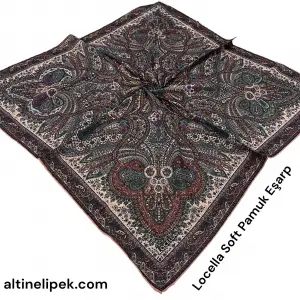 Locella Soft Pamuk Eşarp-soft60-09