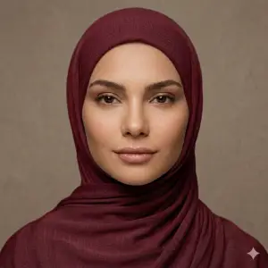 Zenica Lüx Penye Şal – (Bordo) - (ZP01-12)