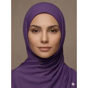 Zenica Lüx Penye Şal – (Mor) - (ZP01-07)