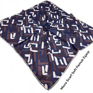 Mono Scarfs El Dikişli Dijital Soft Eşarp-soft07-03