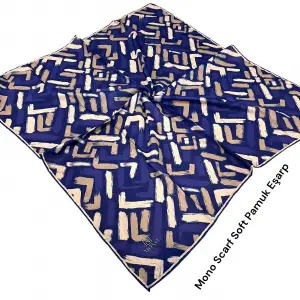 Mono Scarfs El Dikişli Dijital Soft Eşarp-soft07-09