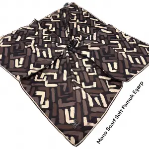 Mono Scarfs El Dikişli Dijital Soft Eşarp-soft07-10