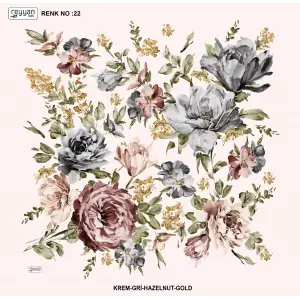 Reyyan İpek 100 cm Desenli Oyalık Yazma (ryyn-454-36)