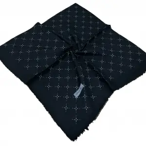 Sinem Dimi Pamuk Eşarp -(Siyah-Gri Serisi) -(FE542-02)