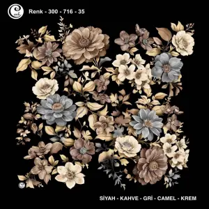 Cenk 100 cm Desenli Oyalık Yazma (Cnk-716-35)