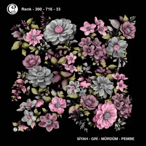 Cenk 100 cm Desenli Oyalık Yazma (Cnk-716-33)